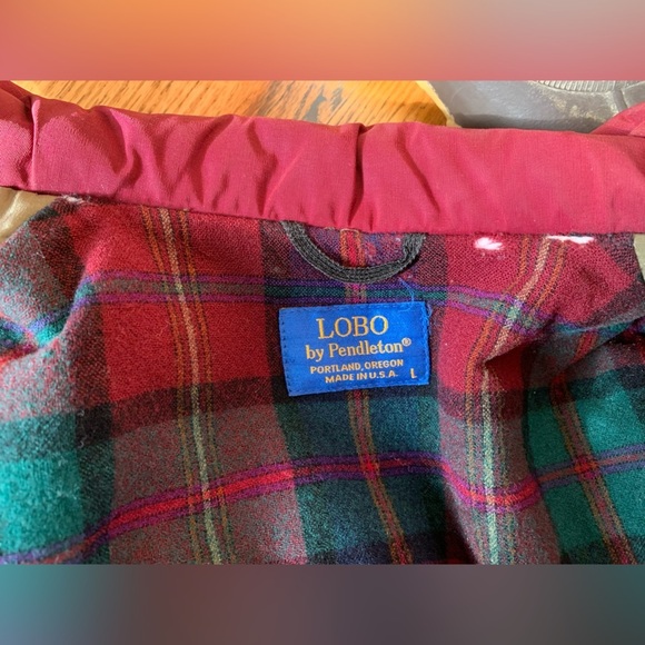Lobo by Pendleton winter jacket, vintage Pendleton winter coat - Picture 14 of 16